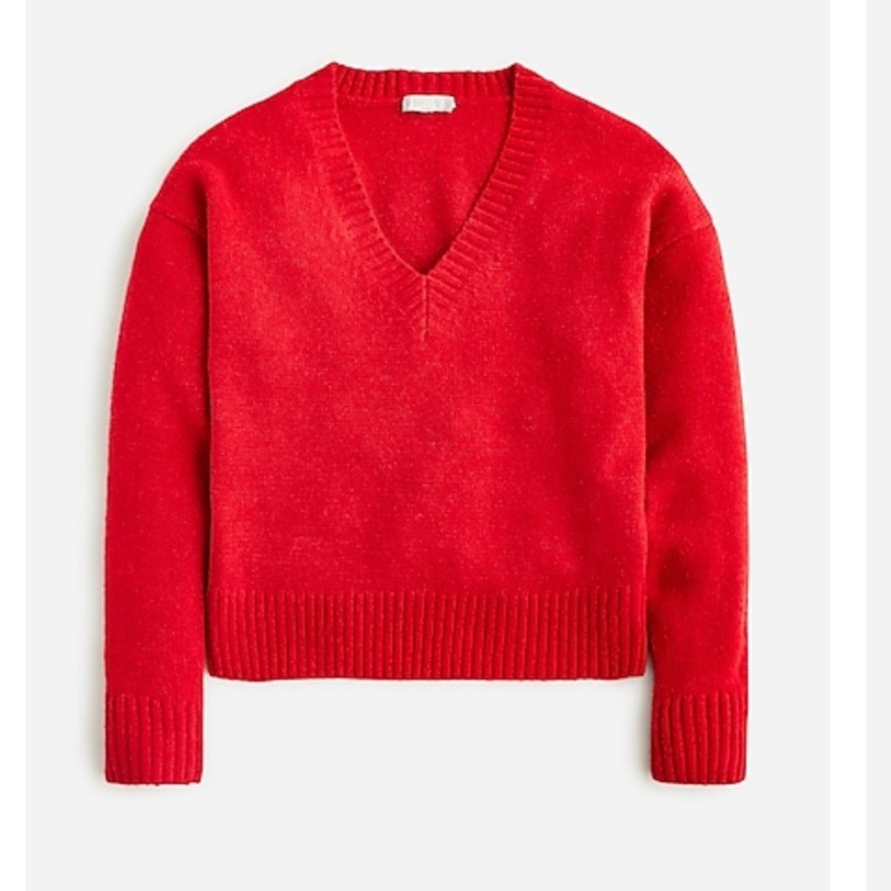 J. Crew Relaxed V-neck pullover sweater